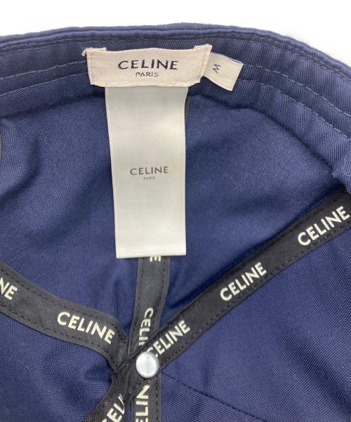 CELINE（セリーヌ）CELINE (セリーヌ) ベースボールキャップ / コットン ネイビー サイズ:Mの古着・服飾アイテム