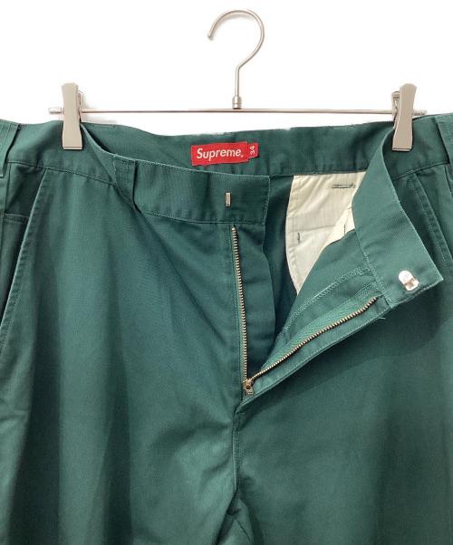 SUPREME（シュプリーム）Supreme (シュプリーム) ワークパンツ グリーン サイズ:34の古着・服飾アイテム
