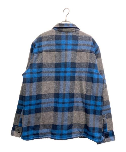 L.L.Bean（エルエルビーン）L.L.Bean (エルエルビーン) 裏ボアチェックジャケット ブルー サイズ:XLの古着・服飾アイテム