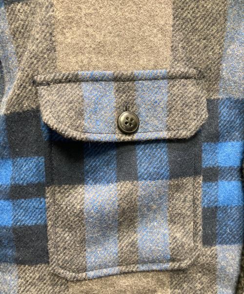 L.L.Bean（エルエルビーン）L.L.Bean (エルエルビーン) 裏ボアチェックジャケット ブルー サイズ:XLの古着・服飾アイテム