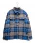 L.L.Bean（エルエルビーン）の古着「裏ボアチェックジャケット」｜ブルー
