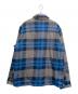 L.L.Bean (エルエルビーン) 裏ボアチェックジャケット ブルー サイズ:XL：5000円