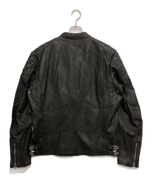 DIESEL（ディーゼル）DIESEL (ディーゼル) シングルライダースジャケット ブラック サイズ:XXL 未使用品の古着・服飾アイテム