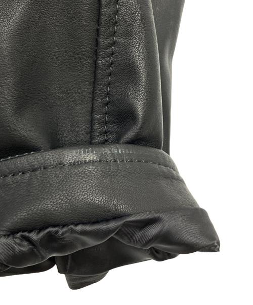 DIESEL（ディーゼル）DIESEL (ディーゼル) シングルライダースジャケット ブラック サイズ:XXL 未使用品の古着・服飾アイテム