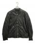 DIESEL（ディーゼル）の古着「シングルライダースジャケット」｜ブラック