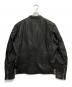 DIESEL (ディーゼル) シングルライダースジャケット ブラック サイズ:XXL 未使用品：30000円