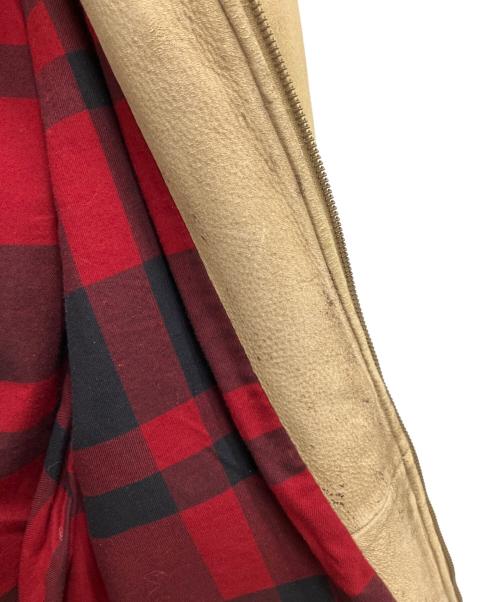 POLO RALPH LAUREN（ポロ・ラルフローレン）POLO RALPH LAUREN (ポロ・ラルフローレン) ディアスキンレザージャケット ベージュ サイズ:XL 未使用品の古着・服飾アイテム