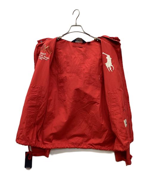 POLO RALPH LAUREN（ポロ・ラルフローレン）POLO RALPH LAUREN (ポロ・ラルフローレン) マウンテンパーカー レッド サイズ:XLの古着・服飾アイテム