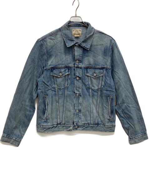 POLO RALPH LAUREN（ポロ・ラルフローレン）POLO RALPH LAUREN (ポロ・ラルフローレン) デニムジャケット ブルー サイズ:XLの古着・服飾アイテム