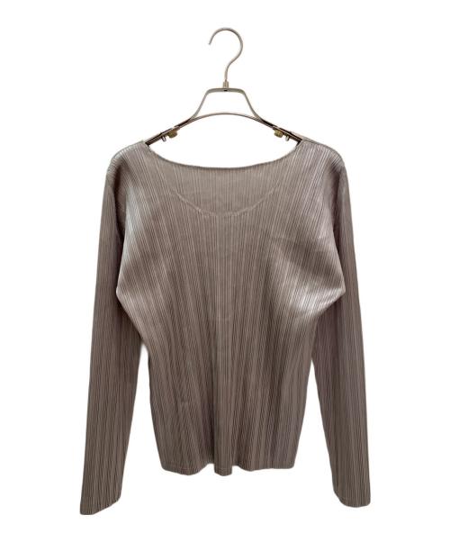 PLEATS PLEASE（プリーツプリーズ）PLEATS PLEASE (プリーツプリーズ) プリーツカットソー シルバー サイズ:３の古着・服飾アイテム