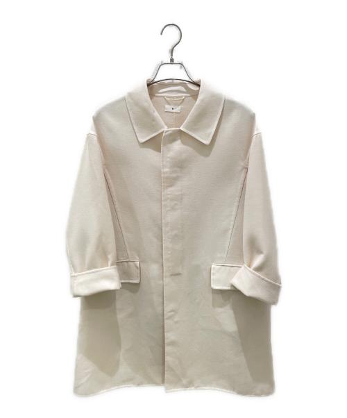 TOMORROWLAND .B（トゥモローランド ビー）TOMORROWLAND .B (トゥモローランド ビー) ステンカラーコート アイボリー サイズ:34の古着・服飾アイテム