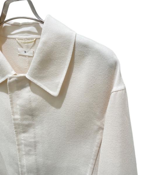 TOMORROWLAND .B（トゥモローランド ビー）TOMORROWLAND .B (トゥモローランド ビー) ステンカラーコート アイボリー サイズ:34の古着・服飾アイテム