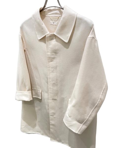 TOMORROWLAND .B（トゥモローランド ビー）TOMORROWLAND .B (トゥモローランド ビー) ステンカラーコート アイボリー サイズ:34の古着・服飾アイテム