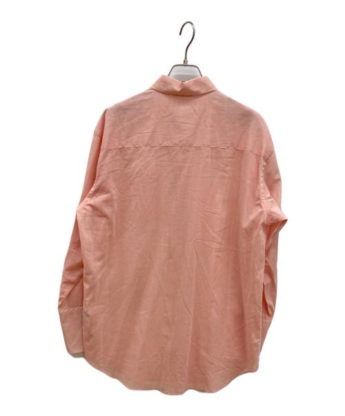 AURALEE（オーラリー）AURALEE (オーラリー) HARD TWIST FINX ORGANDY SHIRT ピンクの古着・服飾アイテム