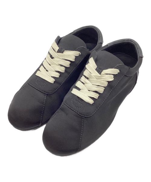 STUDIO DOE（スタジオドゥ）Studio Doe (スタジオドゥ) Satin Vintage Loafers ブラック サイズ:5.5の古着・服飾アイテム