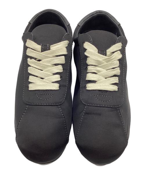 STUDIO DOE（スタジオドゥ）Studio Doe (スタジオドゥ) Satin Vintage Loafers ブラック サイズ:5.5の古着・服飾アイテム