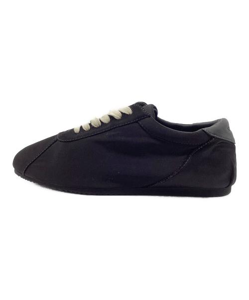 STUDIO DOE（スタジオドゥ）Studio Doe (スタジオドゥ) Satin Vintage Loafers ブラック サイズ:5.5の古着・服飾アイテム