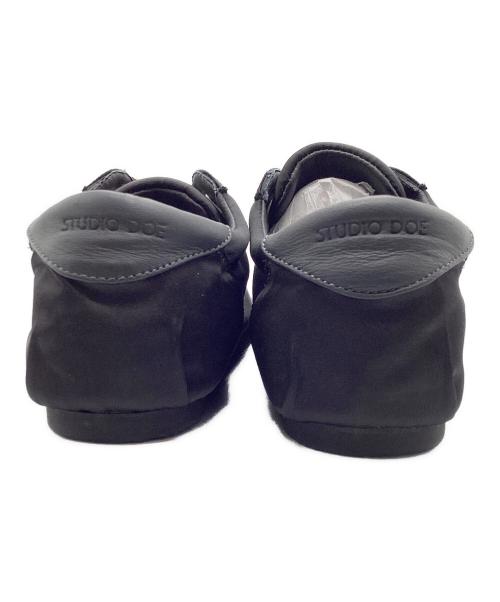 STUDIO DOE（スタジオドゥ）Studio Doe (スタジオドゥ) Satin Vintage Loafers ブラック サイズ:5.5の古着・服飾アイテム