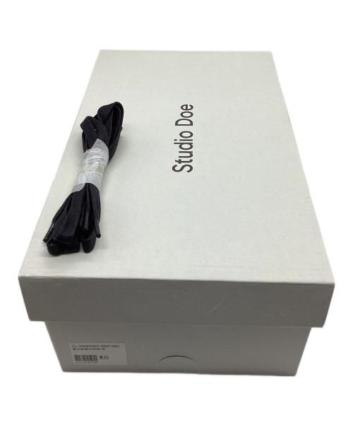 STUDIO DOE（スタジオドゥ）Studio Doe (スタジオドゥ) Satin Vintage Loafers ブラック サイズ:5.5の古着・服飾アイテム