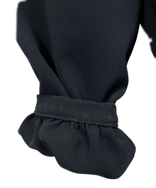 Sono（ソーノ）Sono (ソーノ) フェミニティギャザーブラウス ネイビー サイズ:1の古着・服飾アイテム