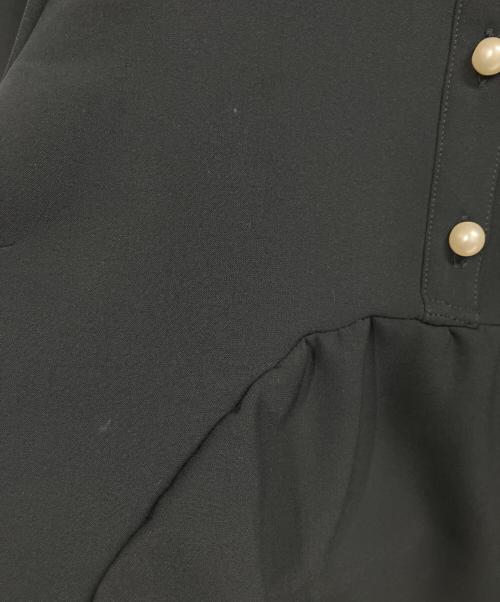 Sono（ソーノ）Sono (ソーノ) フェミニティギャザーブラウス ネイビー サイズ:1の古着・服飾アイテム