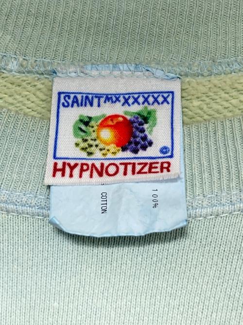 SAINT MICHAEL（セントマイケル）SAINT MICHAEL (セントマイケル) CRW N SWT / JESUS スカイブルー サイズ:Lの古着・服飾アイテム