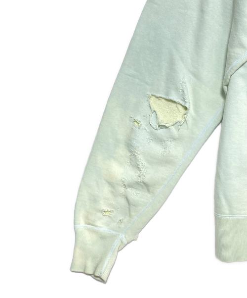 SAINT MICHAEL（セントマイケル）SAINT MICHAEL (セントマイケル) CRW N SWT / JESUS スカイブルー サイズ:Lの古着・服飾アイテム