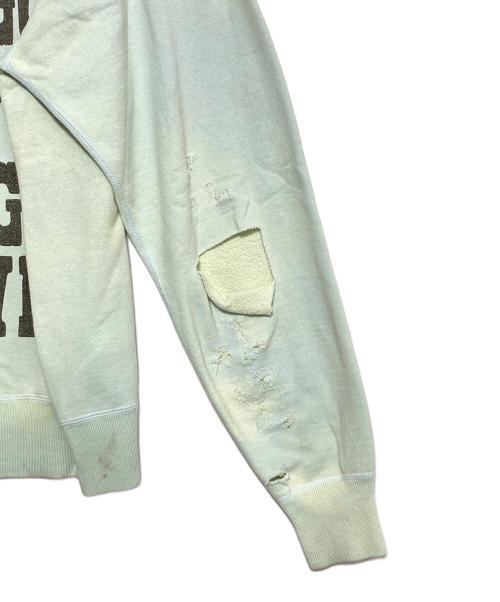 SAINT MICHAEL（セントマイケル）SAINT MICHAEL (セントマイケル) CRW N SWT / JESUS スカイブルー サイズ:Lの古着・服飾アイテム