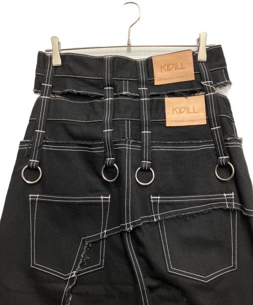 KIDILL（キディル）KIDILL (キディル) ドッキングデストロイデニム ブラック サイズ:46 未使用品の古着・服飾アイテム