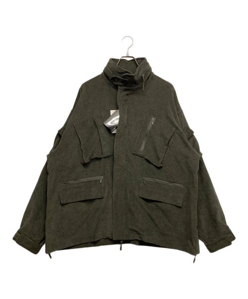 is-ness（イズネス）is-ness (イズネス) Abu Garcia (アブガルシア) M303 CORDUROY JACKET オリーブ サイズ:L 未使用品の古着・服飾アイテム