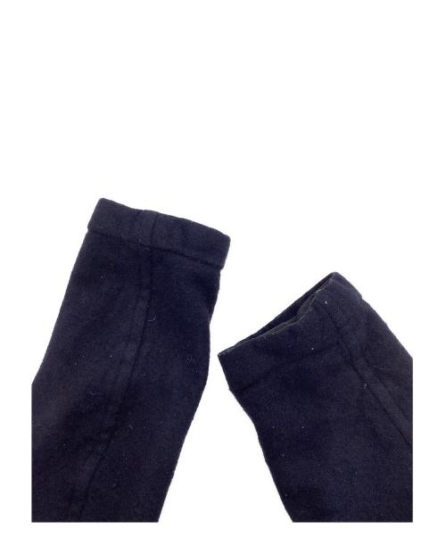 COMME des GARCONS HOMME PLUS（コムデギャルソンオムプリュス）COMME des GARCONS HOMME PLUS (コムデギャルソンオムプリュス) ウール縮絨Pコート ネイビー サイズ:Sの古着・服飾アイテム