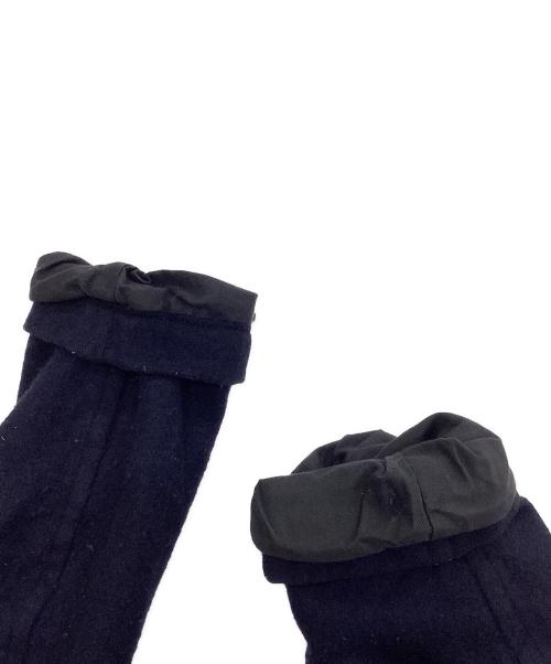 COMME des GARCONS HOMME PLUS（コムデギャルソンオムプリュス）COMME des GARCONS HOMME PLUS (コムデギャルソンオムプリュス) ウール縮絨Pコート ネイビー サイズ:Sの古着・服飾アイテム