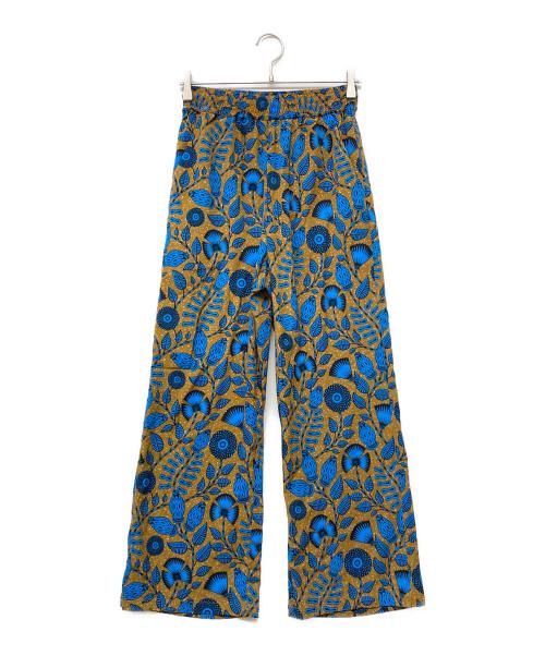 JOURNAL STANDARD relume（ジャーナルスタンダード レリューム）JOURNAL STANDARD relume (ジャーナルスタンダード レリューム) 24SS アフリカンフラワープリントパンツ ブラウン サイズ:Fの古着・服飾アイテム