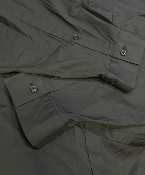QUALIA（クオリア）QUALIA (クオリア) double stand collar shirt ブラック サイズ:FREEの古着・服飾アイテム