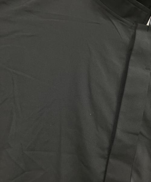 QUALIA（クオリア）QUALIA (クオリア) double stand collar shirt ブラック サイズ:FREEの古着・服飾アイテム