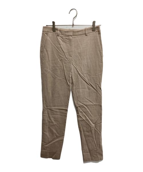 theory（セオリー）theory (セオリー) W SP Saxony Treeca GB/サキソニースラックス ベージュの古着・服飾アイテム