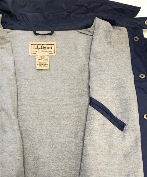 L.L.Bean（エルエルビーン）L.L.Bean (エルエルビーン) チンスト付きコーチジャケット ネイビー サイズ:XLの古着・服飾アイテム