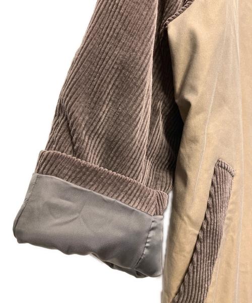 MAISON SPECIAL（メゾンスペシャル）MAISON SPECIAL (メゾンスペシャル) シャンブレー ギャバプライム オーバーダブルコート ブラウン サイズ:１の古着・服飾アイテム