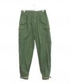 VINTAGE MILITARYヴィンテージ ミリタリー）の古着「M59カーゴパンツ」｜グリーン