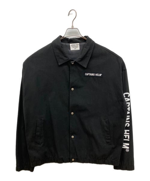 CAPTAINS HELM（キャプテンズヘルム）CAPTAINS HELM (キャプテンズヘルム) TRADEMARK COTTON COACH JACKET　コーチジャケット ブラック サイズ:Lの古着・服飾アイテム