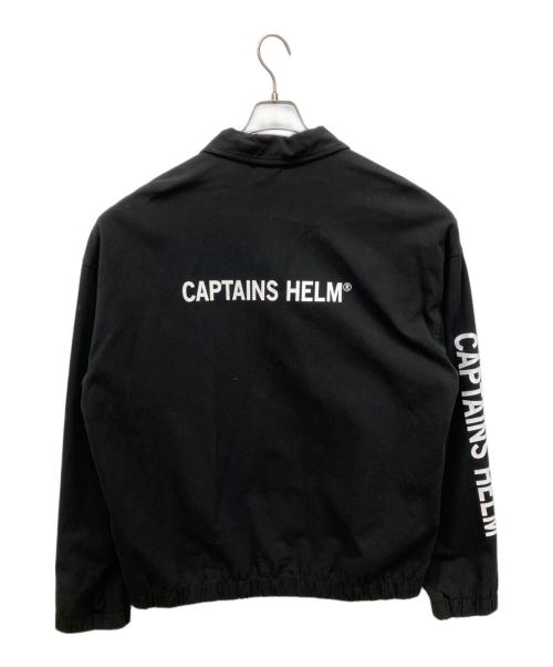 CAPTAINS HELM（キャプテンズヘルム）CAPTAINS HELM (キャプテンズヘルム) TRADEMARK COTTON COACH JACKET　コーチジャケット ブラック サイズ:Lの古着・服飾アイテム