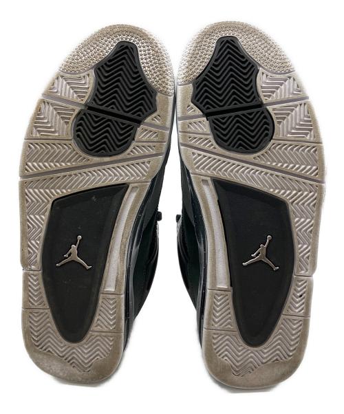 NIKE（ナイキ）NIKE (ナイキ) JORDAN BRAND (ジョーダン ブランド) AIR JORDAN 4 RETRO ブラック サイズ:27の古着・服飾アイテム