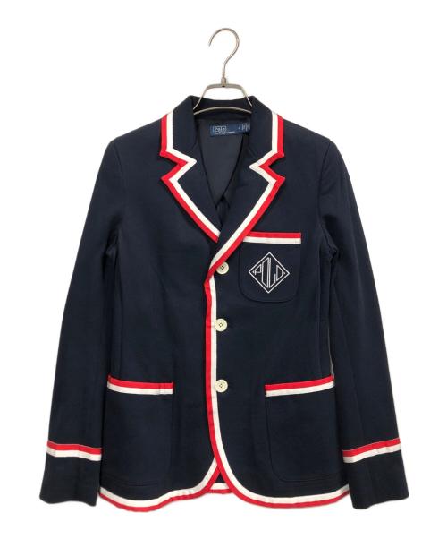 POLO RALPH LAUREN（ポロ・ラルフローレン）POLO RALPH LAUREN (ポロ・ラルフローレン) テーラードジャケット ネイビー サイズ:0/150の古着・服飾アイテム