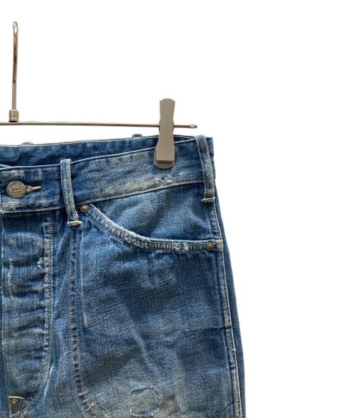 RRL（ダブルアールエル）RRL (ダブルアールエル) リペア加工ペインターデニムパンツ インディゴ サイズ:27の古着・服飾アイテム