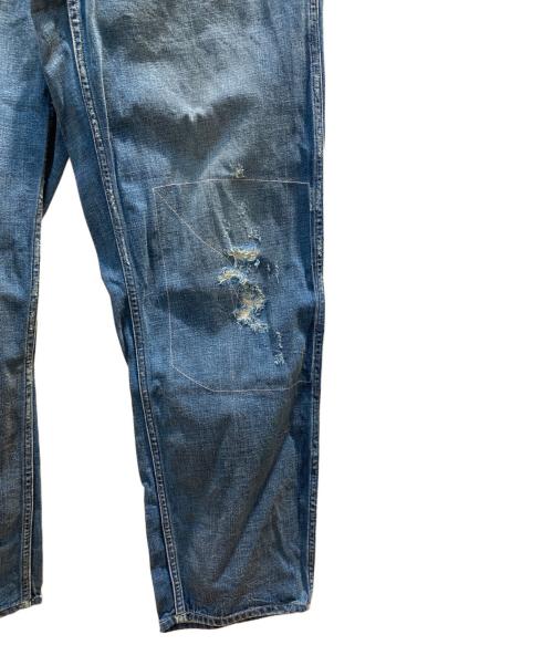 RRL（ダブルアールエル）RRL (ダブルアールエル) リペア加工ペインターデニムパンツ インディゴ サイズ:27の古着・服飾アイテム
