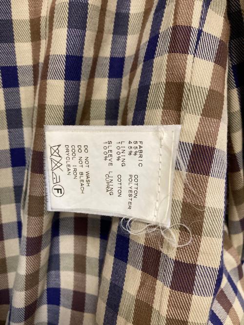 Aquascutum（アクアスキュータム）Aquascutum (アクアスキュータム) DEUXIEME CLASSE (ドゥーズィエム クラス) トレンチコート ベージュ サイズ:8の古着・服飾アイテム