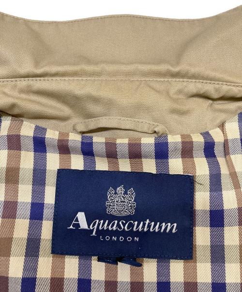 Aquascutum（アクアスキュータム）Aquascutum (アクアスキュータム) DEUXIEME CLASSE (ドゥーズィエム クラス) トレンチコート ベージュ サイズ:8の古着・服飾アイテム