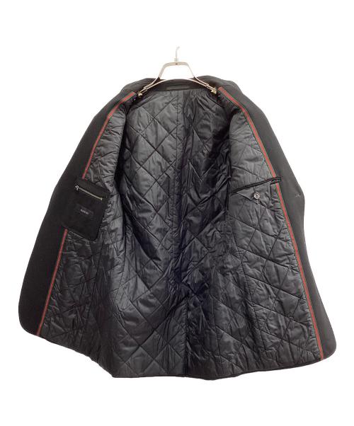 GUCCI（グッチ）GUCCI (グッチ) シェリーライン裏キルティングテーラードジャケット ブラック サイズ:44の古着・服飾アイテム