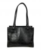 Salvatore Ferragamoサルヴァトーレ フェラガモ）の古着「ガンチーニエンボストートバッグ」｜ブラック