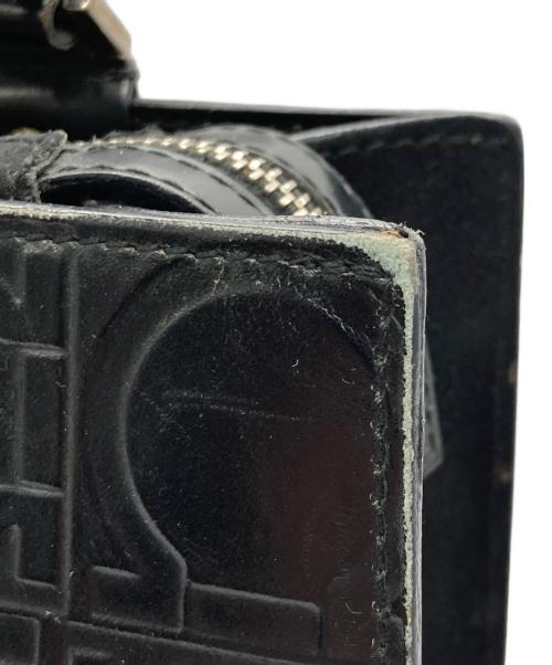 Salvatore Ferragamo（サルヴァトーレ フェラガモ）Salvatore Ferragamo (サルヴァトーレ フェラガモ) ガンチーニエンボストートバッグ ブラックの古着・服飾アイテム